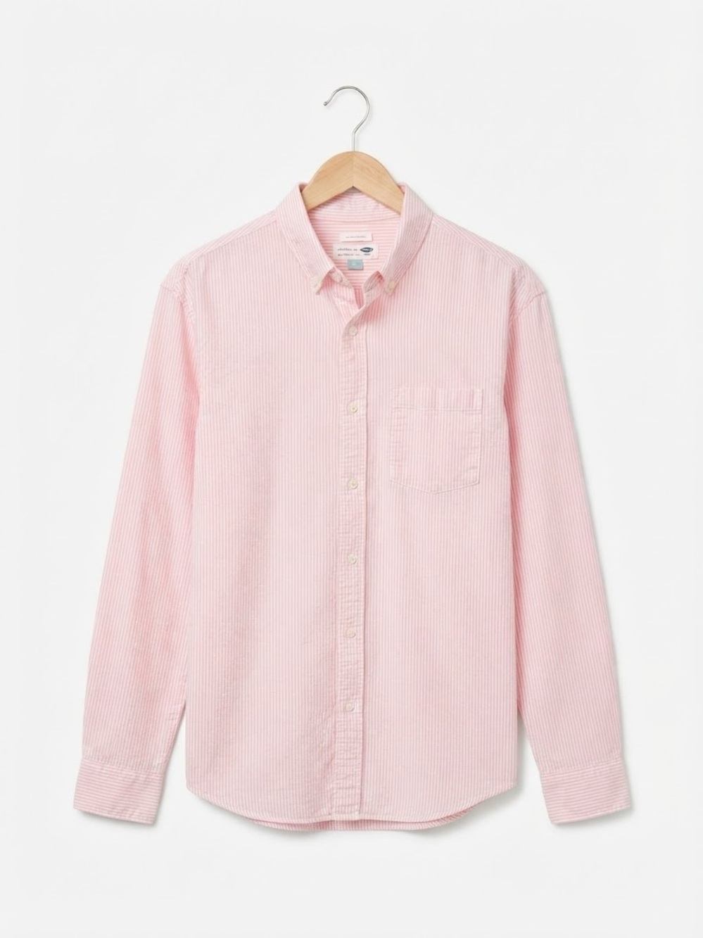 Old Navy The Oxford pink pinstripe slim fit shirt XL